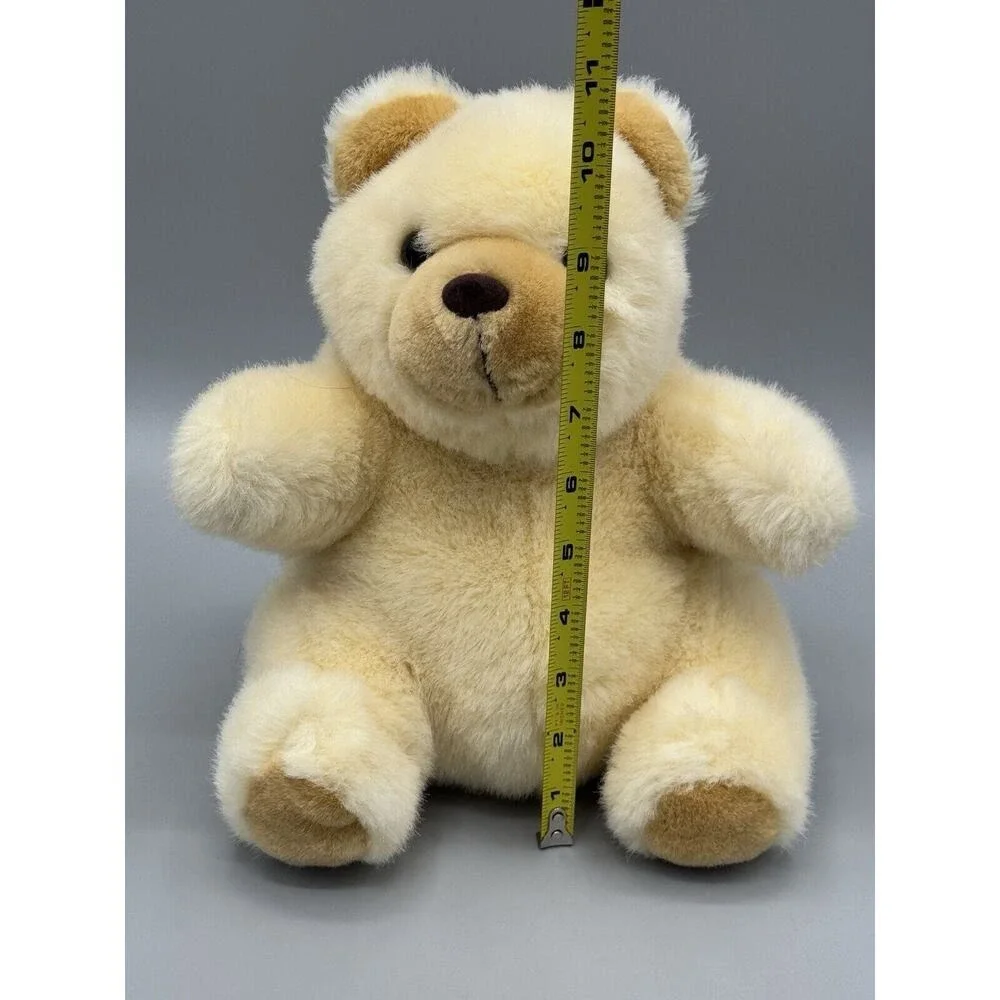 Beige Brown Polar Bear Plush 11